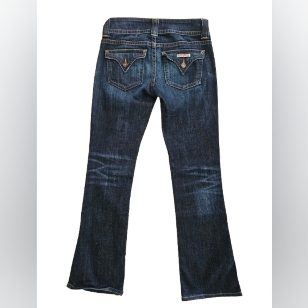 Hudson Signature Bootcut Jeans 26 Dark Wash Low Rise Made in USA Y2K Denim